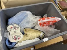 Box containing a quantity of various clearance sundries including ceramics etc