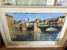 Quantity of various framed prints and watercolours