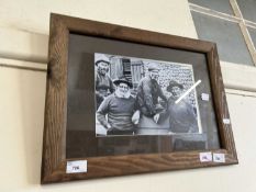 Photographic print of Sheringham fishermen