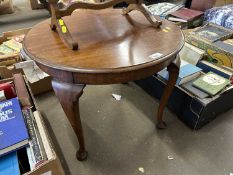 Small circular coffee table