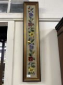 Small floral needlework picture