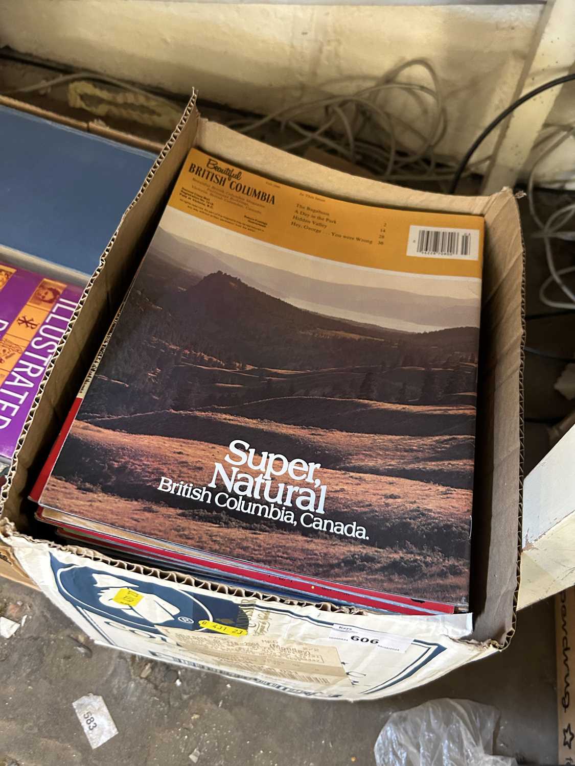Box of Beautiful British Columbia magazines