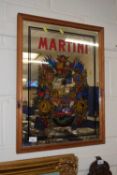 Reproduction Martini pub mirror