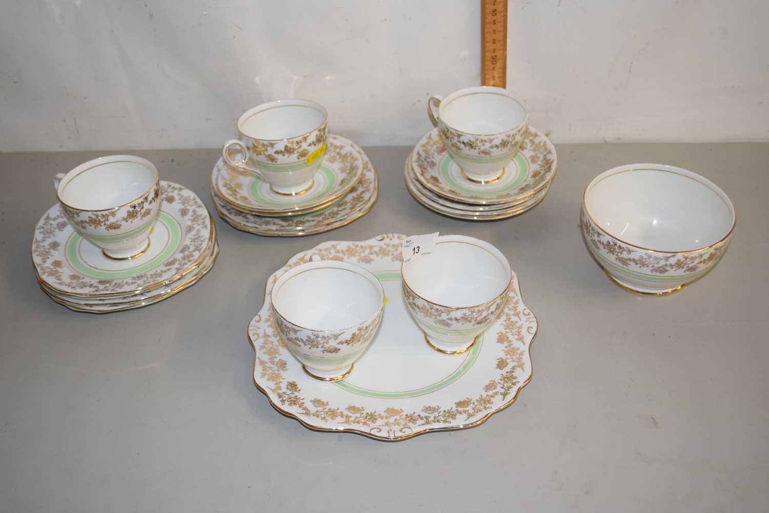 Quantity of Royal Stafford gilt decorated tea wares