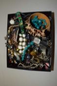 Box of costume jewellery