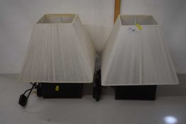 Pair of modern table lamps
