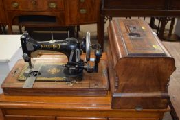 A Harris No 9 vintage sewing machine