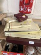 Quantity of various assorted place mats