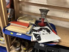 Mixed Lot: Various singles, first day covers, matchboxes, wristwatches, vintage mincer etc