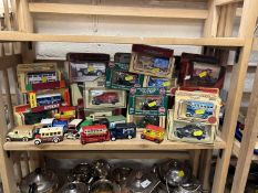Mixed Lot: Matchbox and other boxed toy vans and other vehicles