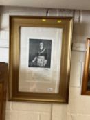 Royal Masonic Benevolent Institution 89th Annual Festival 29th March 1931 certificate, framed and