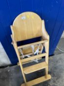 A high chair