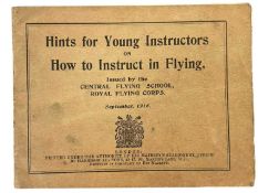 MILITARY Hints for young instructors on how to instruct in flying. Issued by the Central Flying