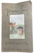 The Story of Tabbykin Town, In School and Play By Louis Wain, 1920 First Edition, Published by C. W.