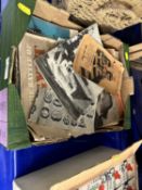 Qty of ephemera to include military and war magazines