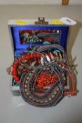 A case of assorted costume jewellery