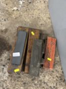 Six mixed sharpening stones
