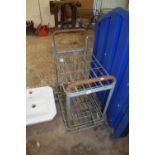 Metal porters trolley