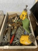 Mixed lot of various cobblers tools and equipment