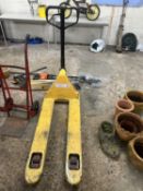 A pallet truck