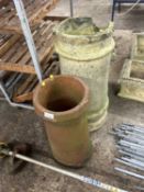 Two chimney pots (a/f)