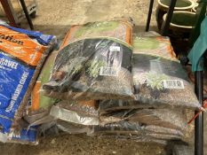 Ten bags of horticultural pink grit