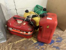Four fuel cans