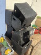 Mixed lot of various storage boxes
