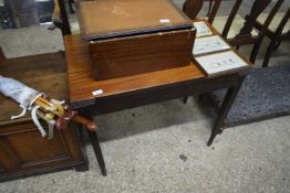 A 19th Century mahogany side table