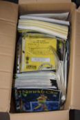 One box of Norwich City football programs