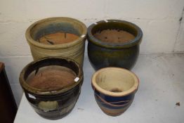 Various sized plant pots