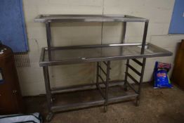 Stainless steel preparation table