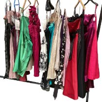 Quantity of strapless evening dresses to include Warehouse, Coast, Lazaro and Ben de Lisi and