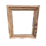 Pine framed wall mirror