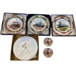 A collection of commemorative ware to include coalport and Noritake.