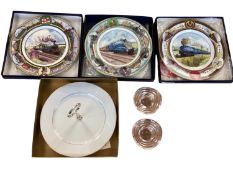 A collection of commemorative ware to include coalport and Noritake.