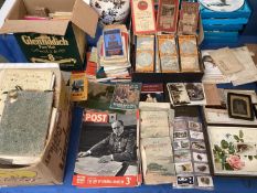 Collection of C20th ephemera to include WW2 magazines and newspapers, maps, and cruise line