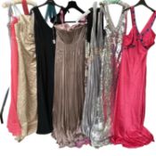 Quantity of long evening dresses to include Star by Julian McDonald, Warehouse and other High Street