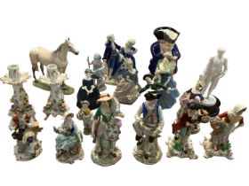 Quantity of general china to include figurines, Royal Doulton ladies, Adrienne etc, see images
