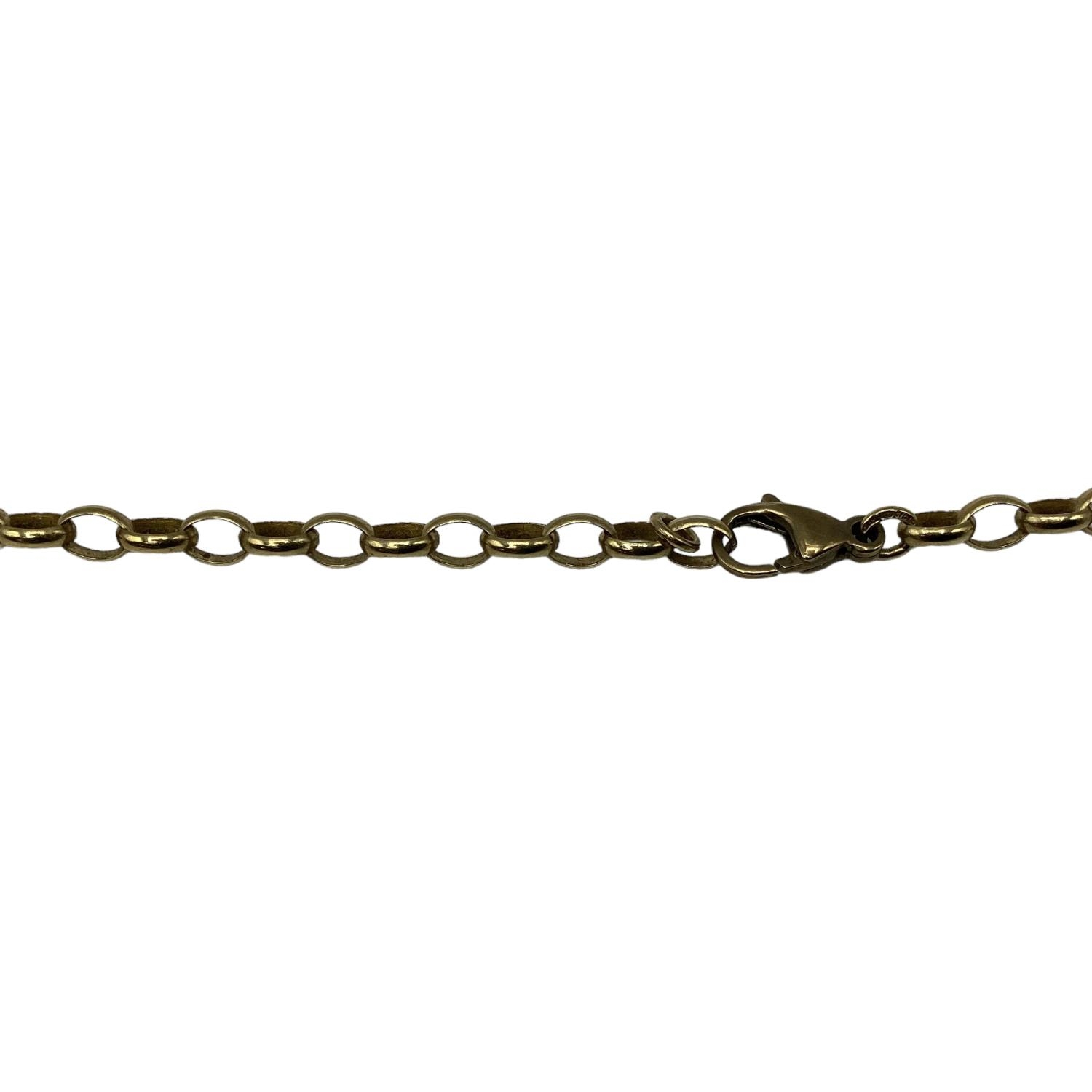 Two 9ct gold chain link necklaces 5.9grams, 68cm and 42cm - Image 5 of 5