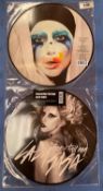 Lady Gaga, Two picture discs. Lady Gaga Applause, Born This Way. Condition to both vinyl records