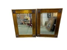 A pair of decorative wall mirrors, country house hotel clearance, all functional and with little