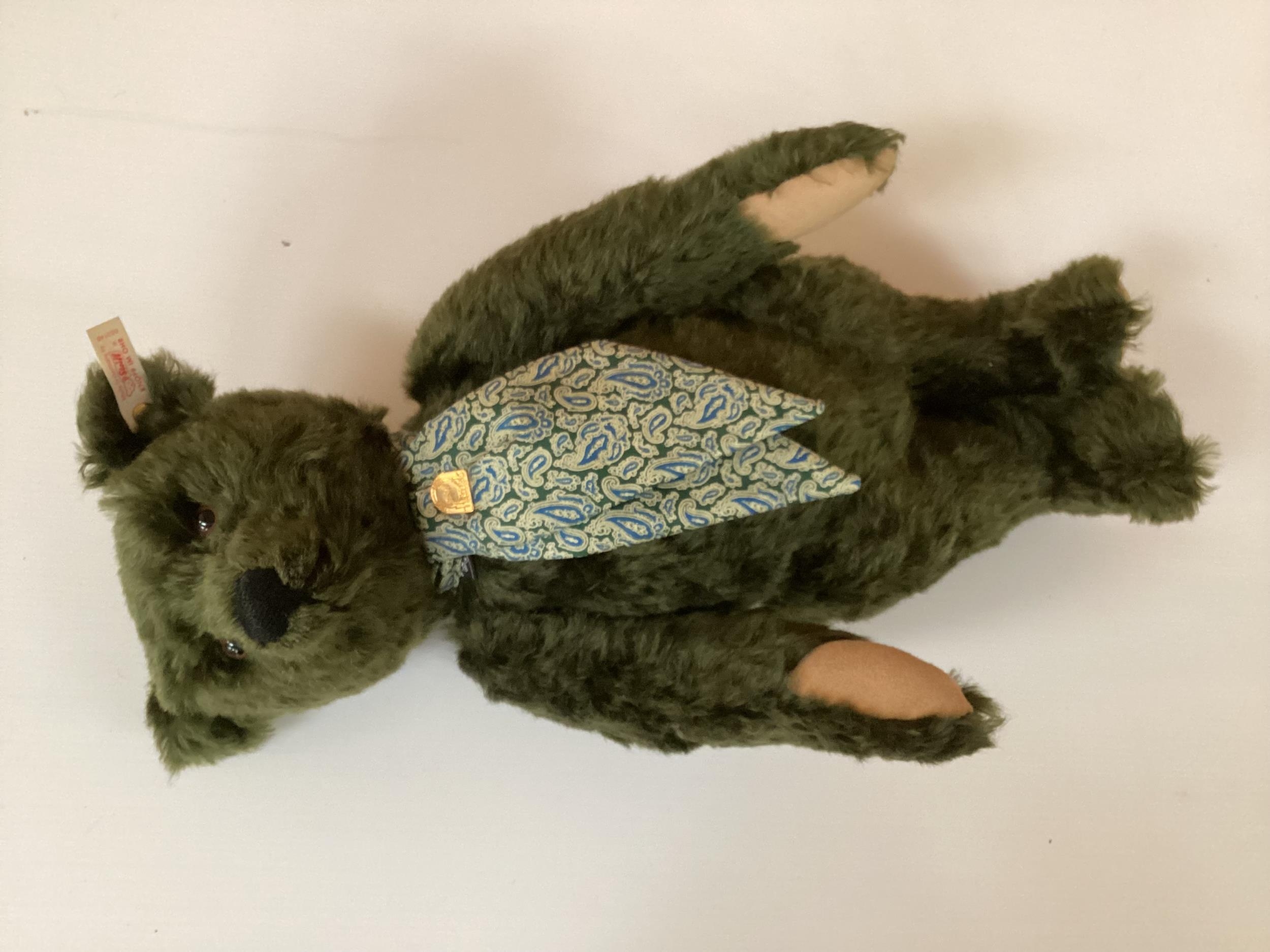 Two Steiff exclusively for Harrods green bears, boxed with certificates, Centenary bear and - Image 10 of 15