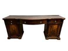 A Regency sideboard (Provenance ex Pople's New London Hotel of Exeter)