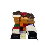 Quantity of Tod's shoe boxes, quantity of dust bags to include Gucci, Tod's, Chanel, Brora, etc;