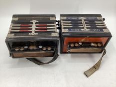 Two squeeze boxes
