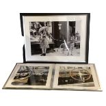 Three contemporary and decorative framed and glazed photographic studio prints, one of a lady