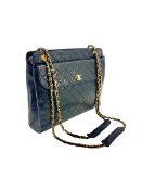 CHANEL HANDBAG, a good clean 1970s example, (with original LAMPO Zipper pull), (no number pre