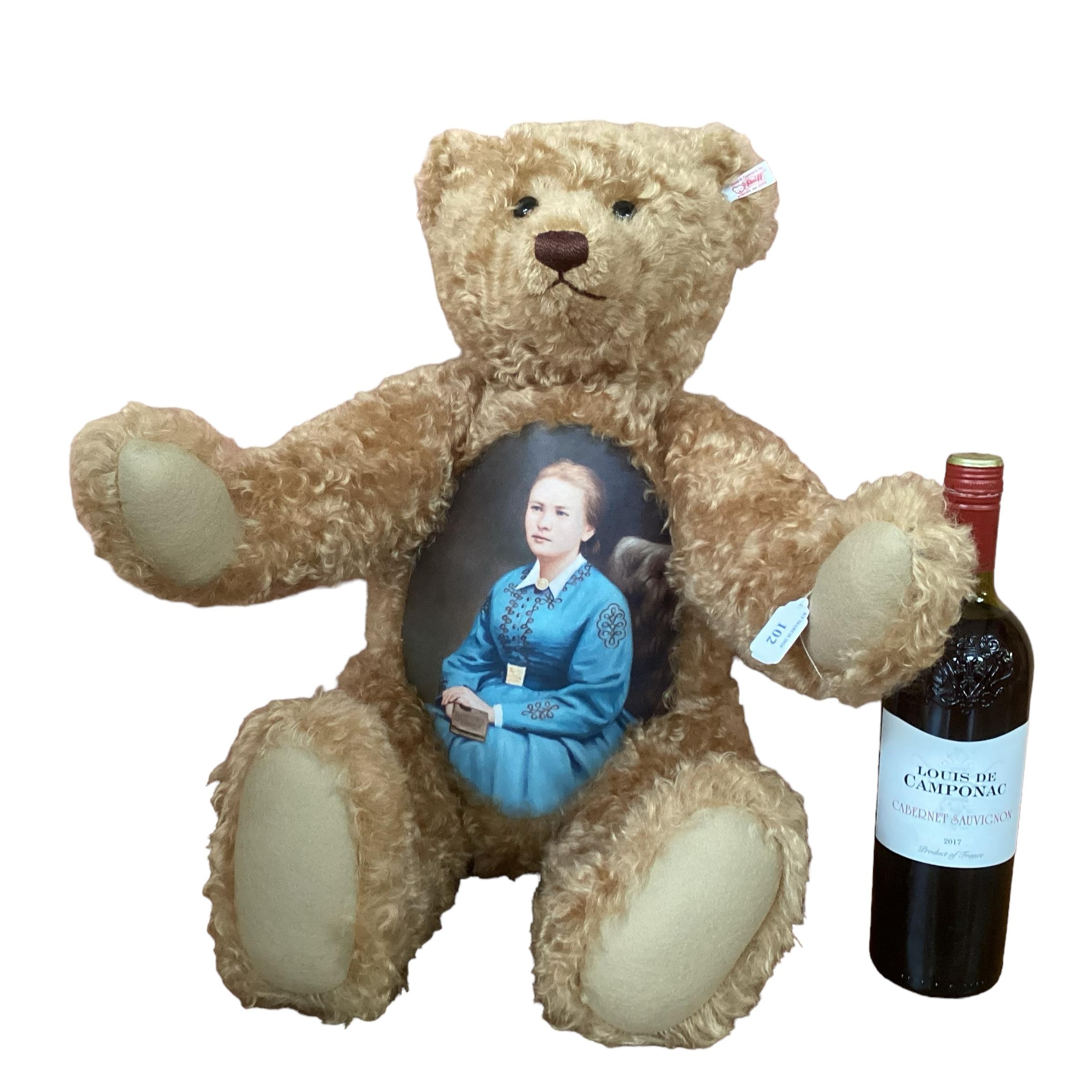 Boxed, limited with certificate, 65cm Margarete Steiff Teddy Bear, condition as new - Image 8 of 8