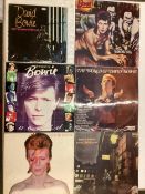 David Bowie, 6 vinyl albums, varying condition. See photos for more details.